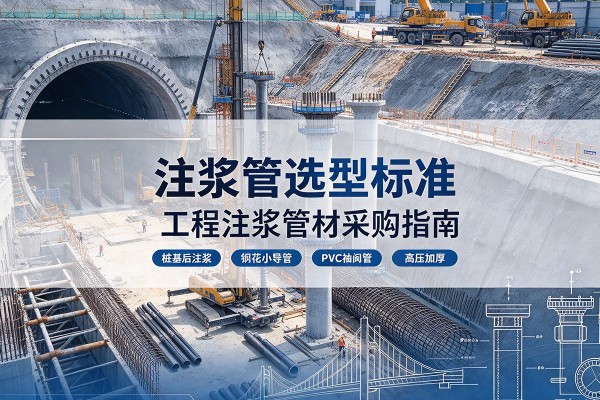 十堰注浆管选型标准