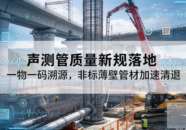 十堰声测管质量新规落地，一物一码溯源，非标薄壁管材加速清退